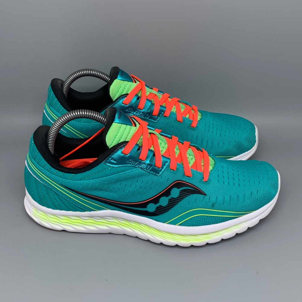 Saucony Kinvara 11 Teal Orange  Running Shoes S20551-10‎ Men’s Sz 8 Women's 9.5